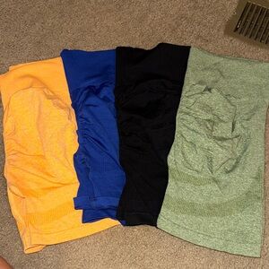 Women's Athletic Shorts - Multi-Color Pack